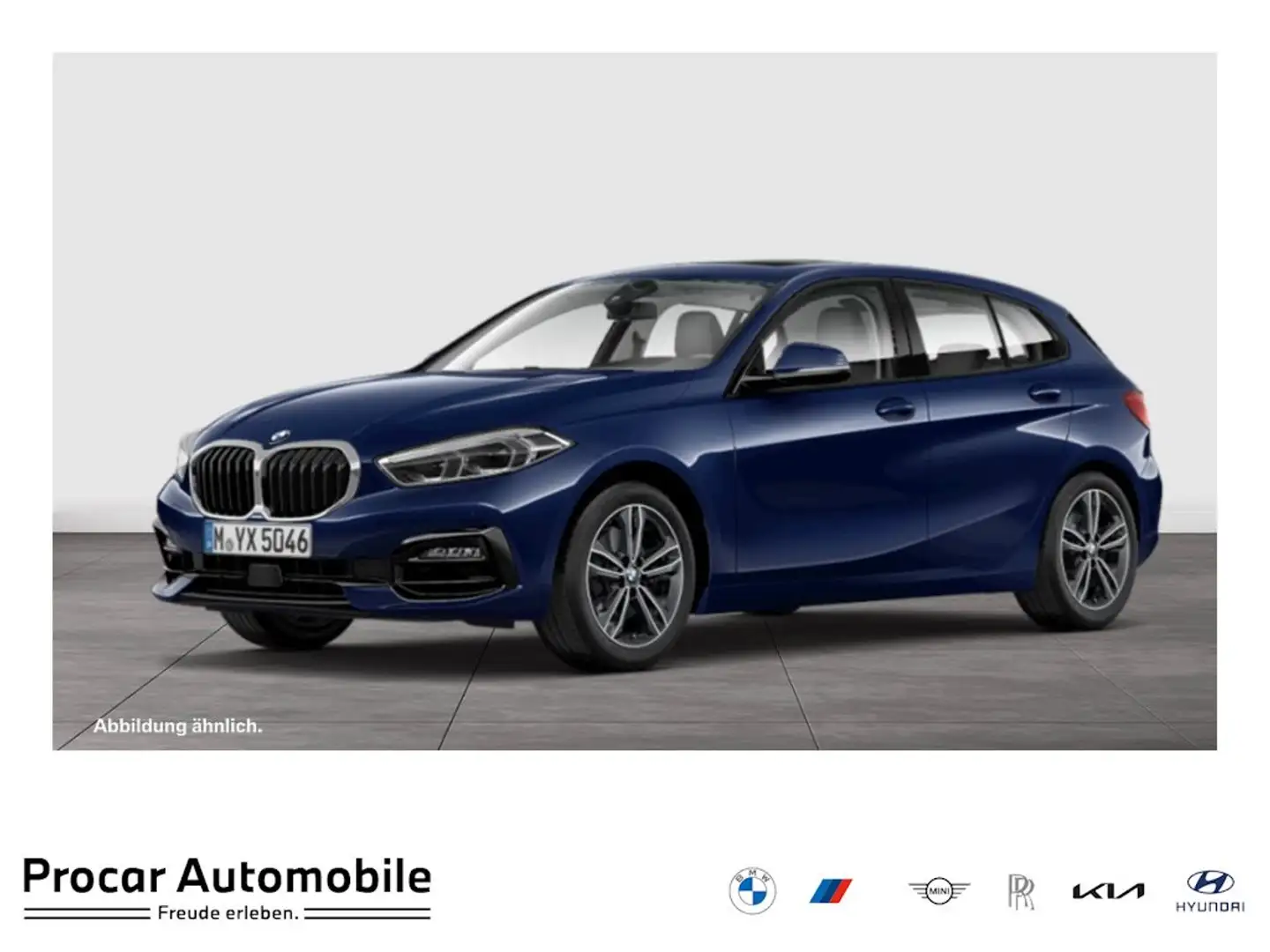 BMW 120 d /5 xDrive M Sport HUD PANO RFK NAVI LED LM Blau - 1
