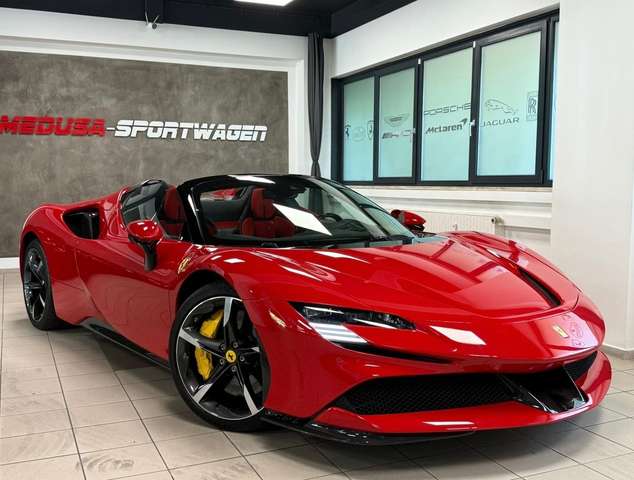 Ferrari SF90 Spider CARBON INT&EXT RED INT JBL FULLOPT!