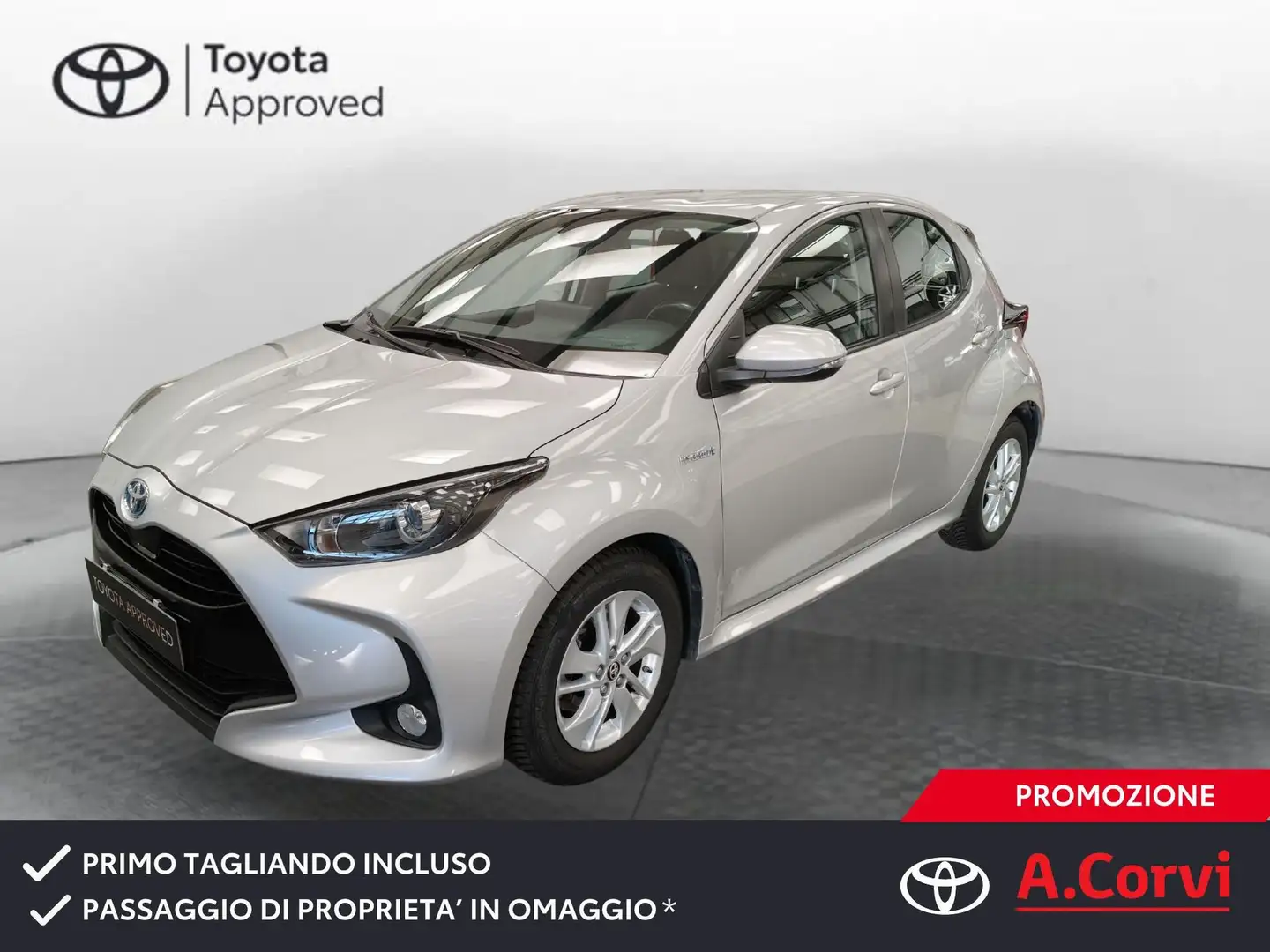 Toyota Yaris Yaris 1.5 Hybrid 5 porte Active Plateado - 1