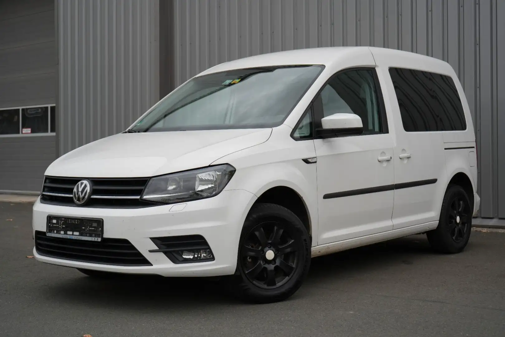 Volkswagen Caddy PKW  2.0 TDI Trendline AHK/Gepflegt/Klima Blanc - 1