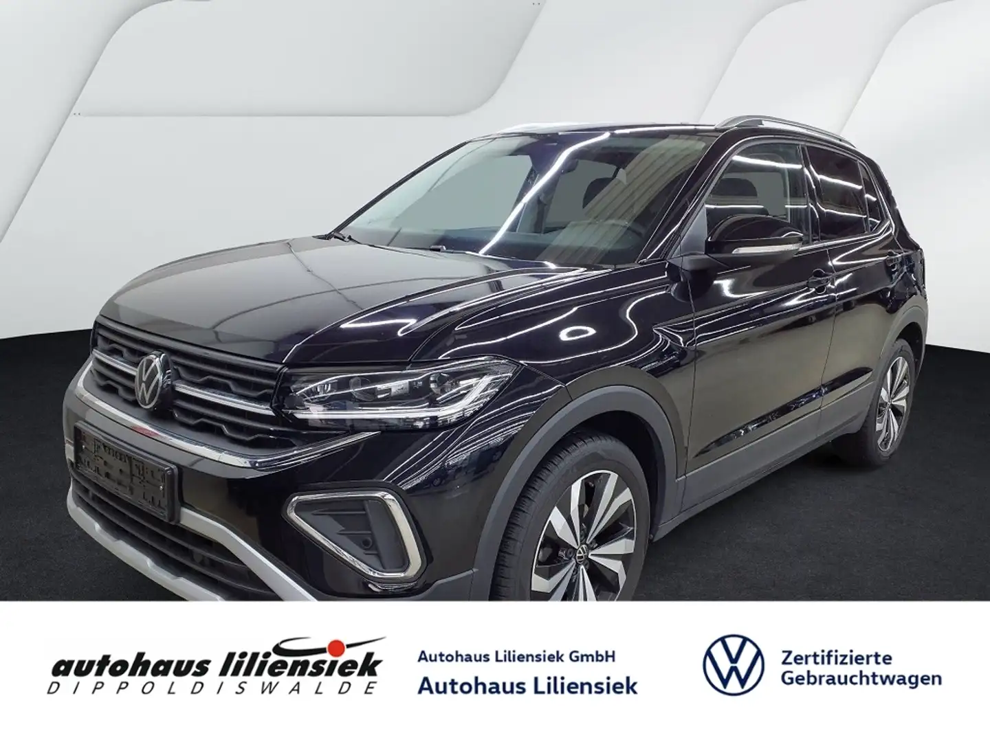 Volkswagen T-Cross 1.0 TSI DSG Style *LED*Navi*PDC* Schwarz - 1