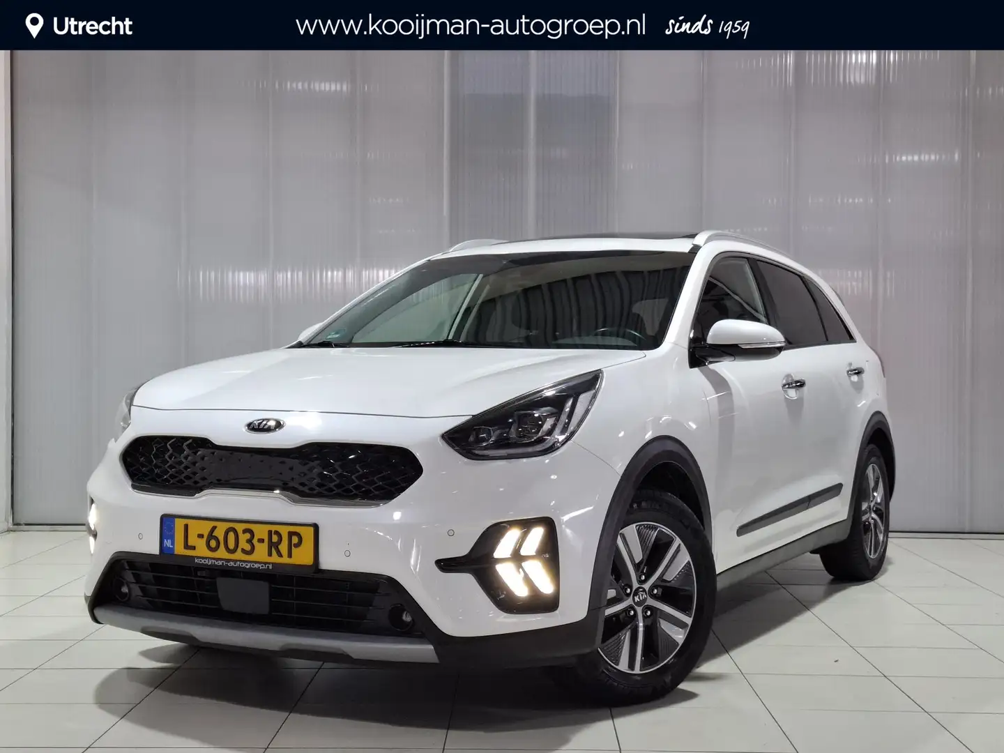 Kia Niro 1.6 GDi Hybrid DynamicPlusLine Trekhaak, Apple Car Blanc - 1