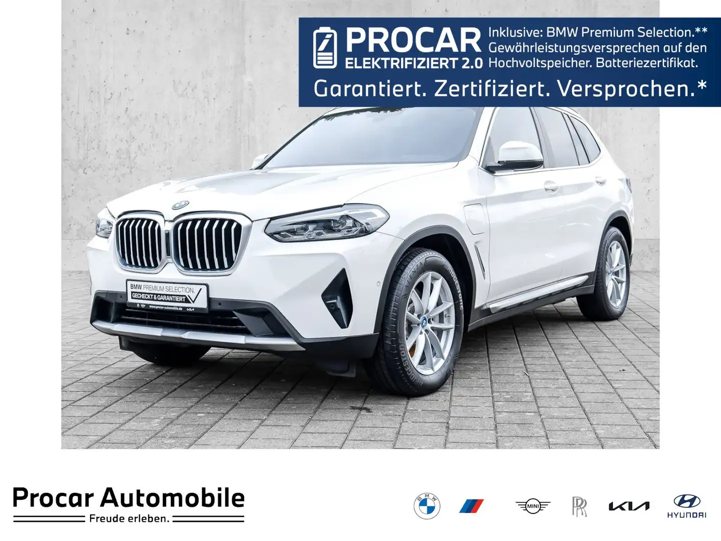 BMW X3 xDrive30e HUD RFK NAVI LED Sound Syst. DAB Weiß - 1