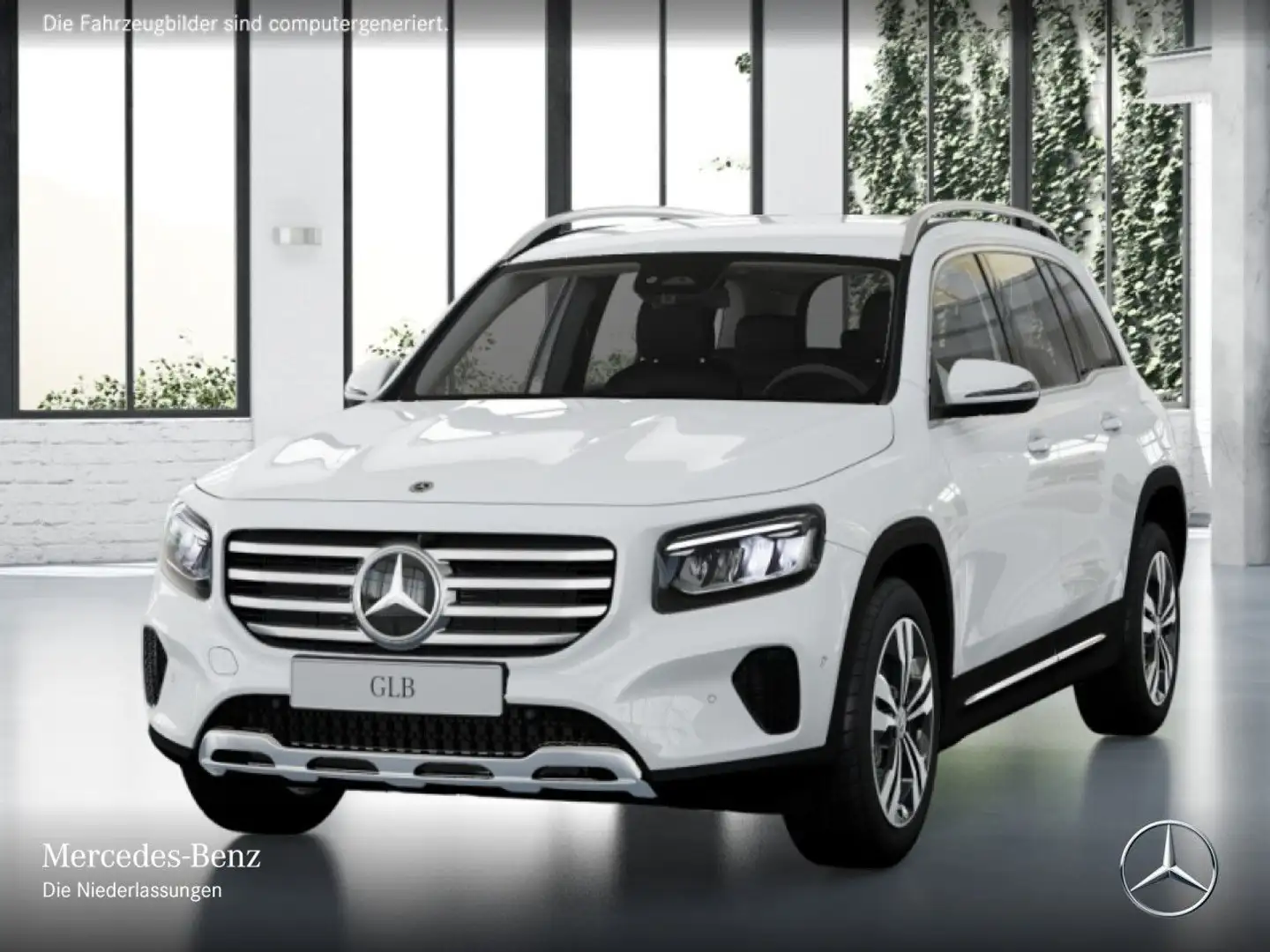 Mercedes-Benz GLB 200 PROGRESSIVE+360°+LED+TOTW+7G Weiß - 2