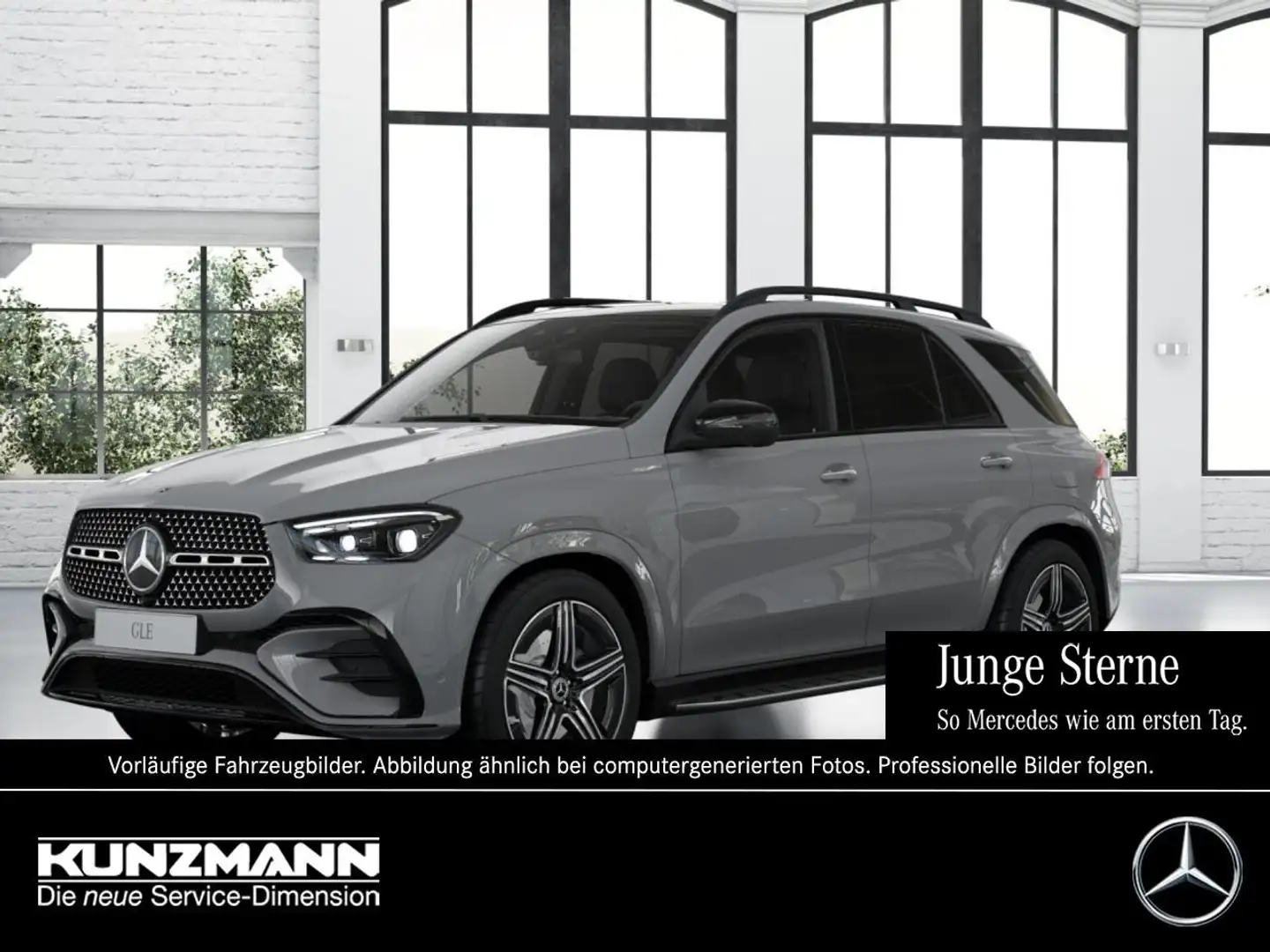 Mercedes-Benz GLE 350 de 4M AMG Night Panorama Distronic 360° Grau - 1