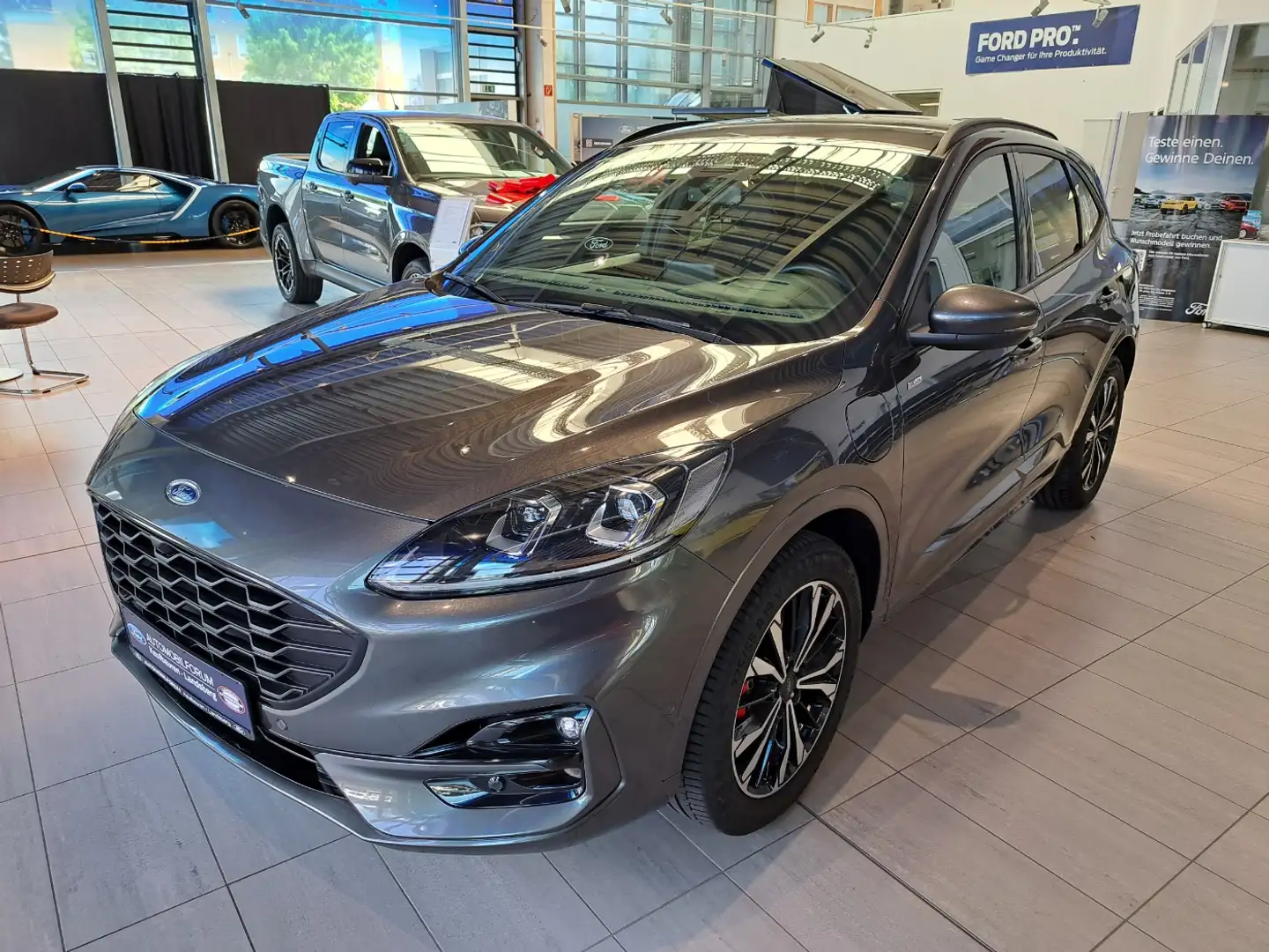Ford Kuga 2.5 Duratec PHEV LED AHK HUD ACC RFK Grau - 2