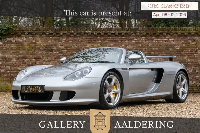 Porsche Carrera GT ,German Delivery, 3 owners, only 21.000 km, All fa