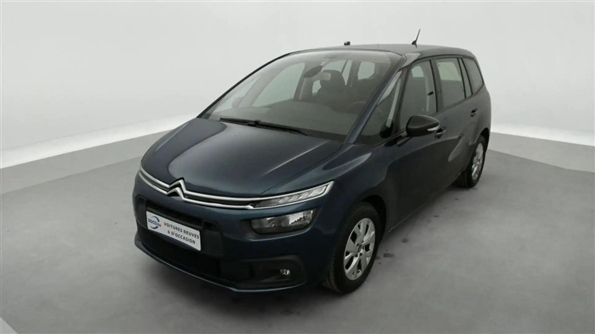Citroen Grand C4 SpaceTourer 1.2 PureTech 130cv Live 7pl. NAVI / PDC AR / JA 16\ Bleu - 1
