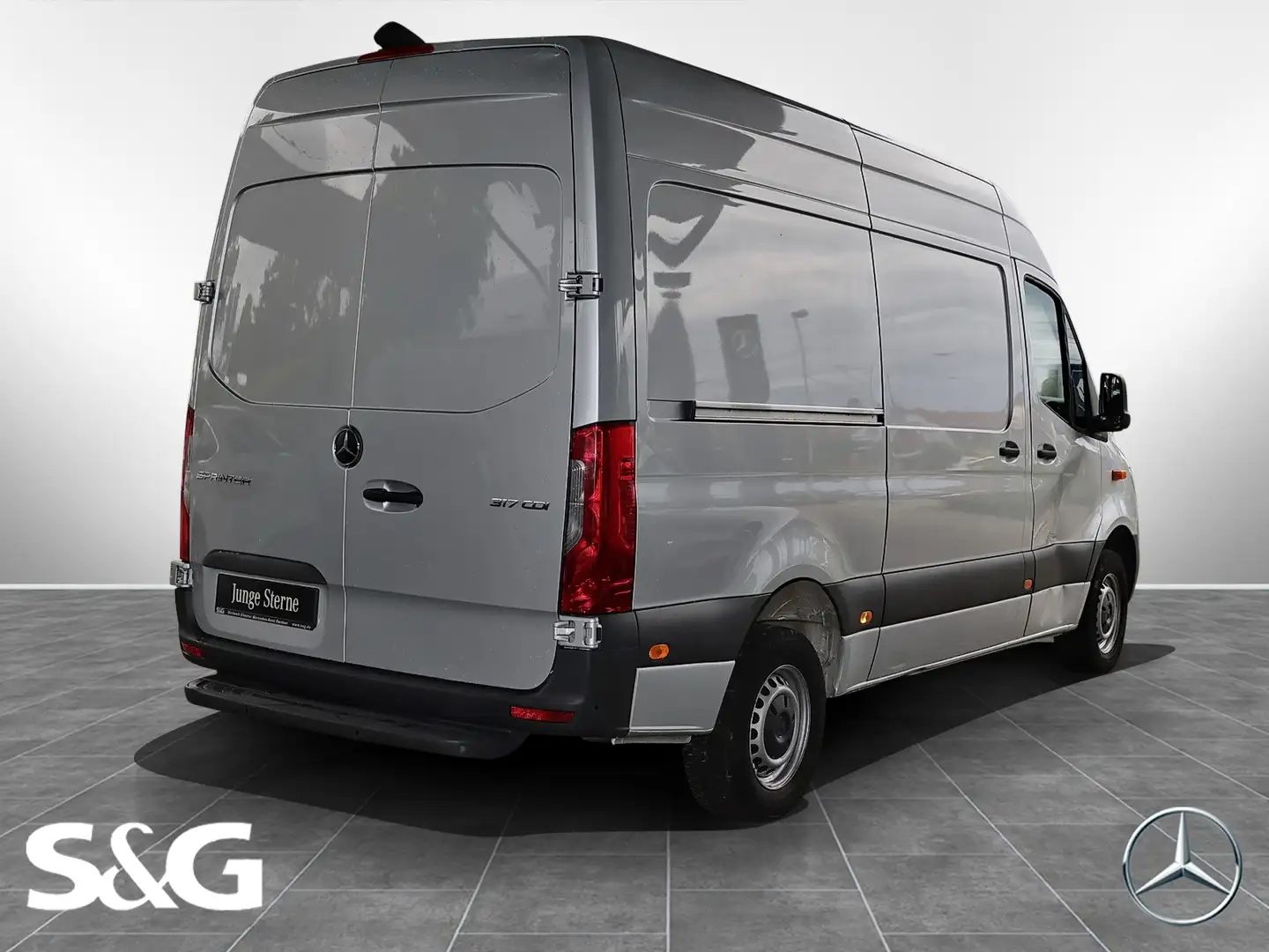 Mercedes-Benz Sprinter 317 CDI Kasten Hochdach Standard Silber - 2