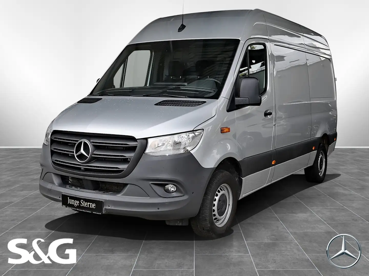 Mercedes-Benz Sprinter 317 CDI Kasten Hochdach Standard Silber - 1