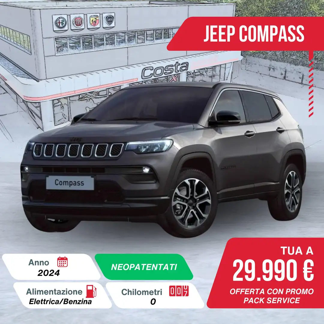 Jeep Compass Compass 1.5 Turbo T4 130CV MHEV 2WD Limited Oro - 1