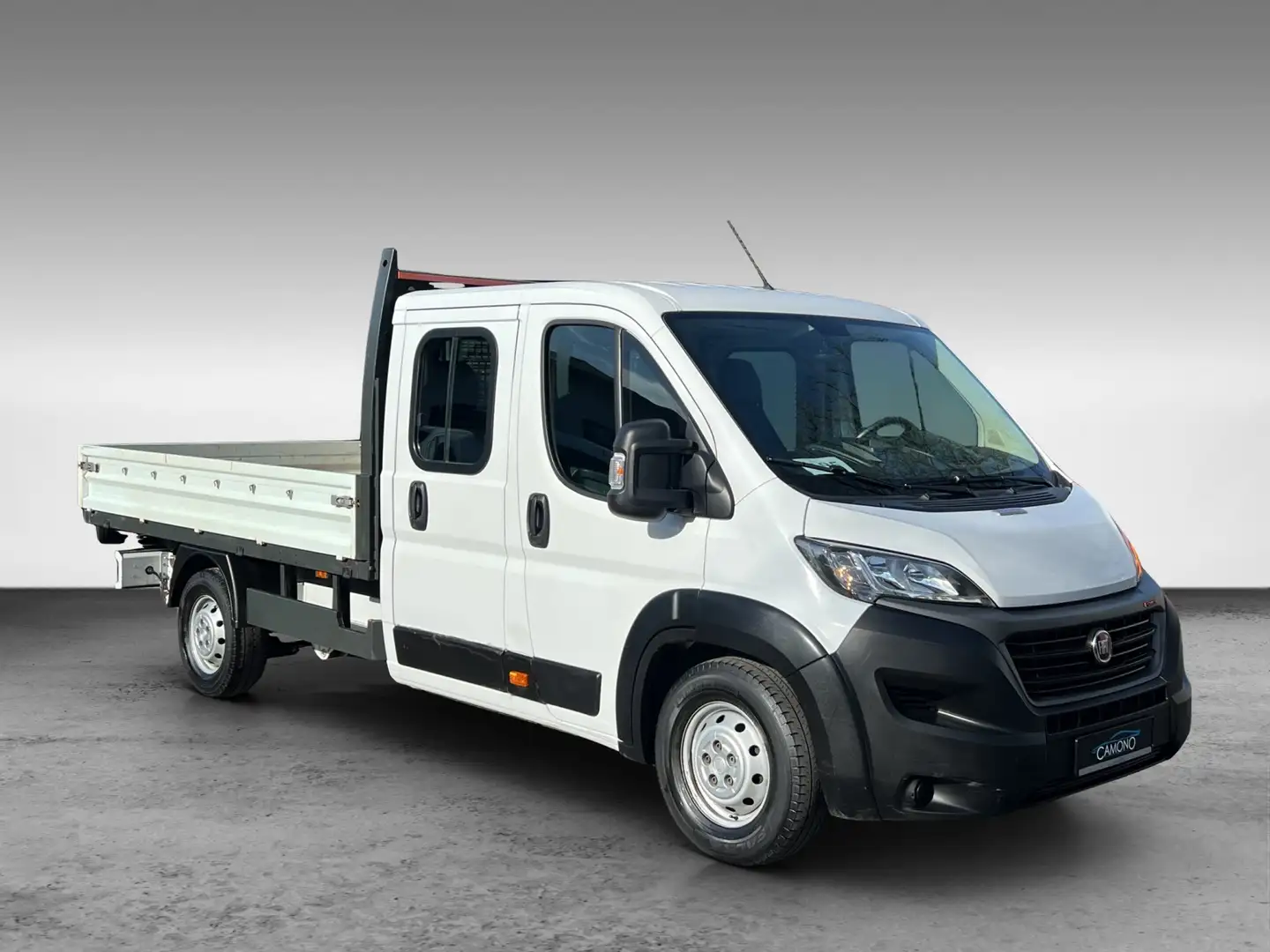 Fiat Ducato DOKA L4 7 Sitze Klima Radio AHK Blanc - 2
