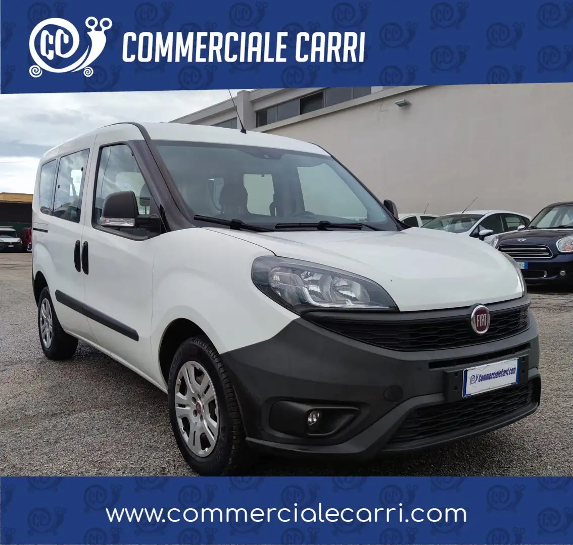 Fiat Doblo NEW COMBI 1.3 M-JET FURGONE N1 5 POSTI - 2018 Белый - 1