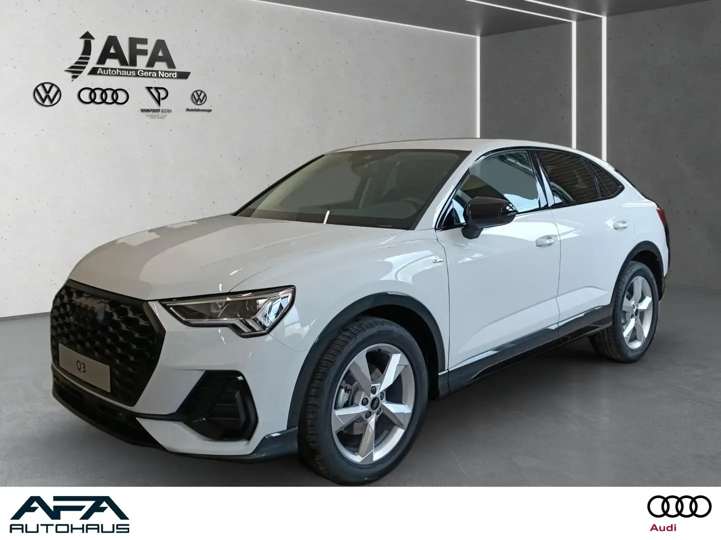 Audi Q3 Sportback 35 TFSI S-Line LED*RFK*AHK*SHZ* Weiß - 1
