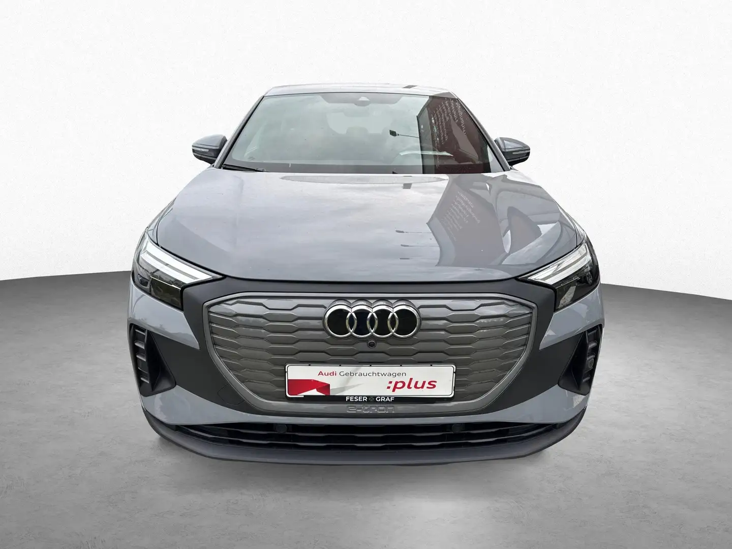 Audi Q4 e-tron Sportback 35 S line-Navi-Sportsitz-SHZ Grau - 2