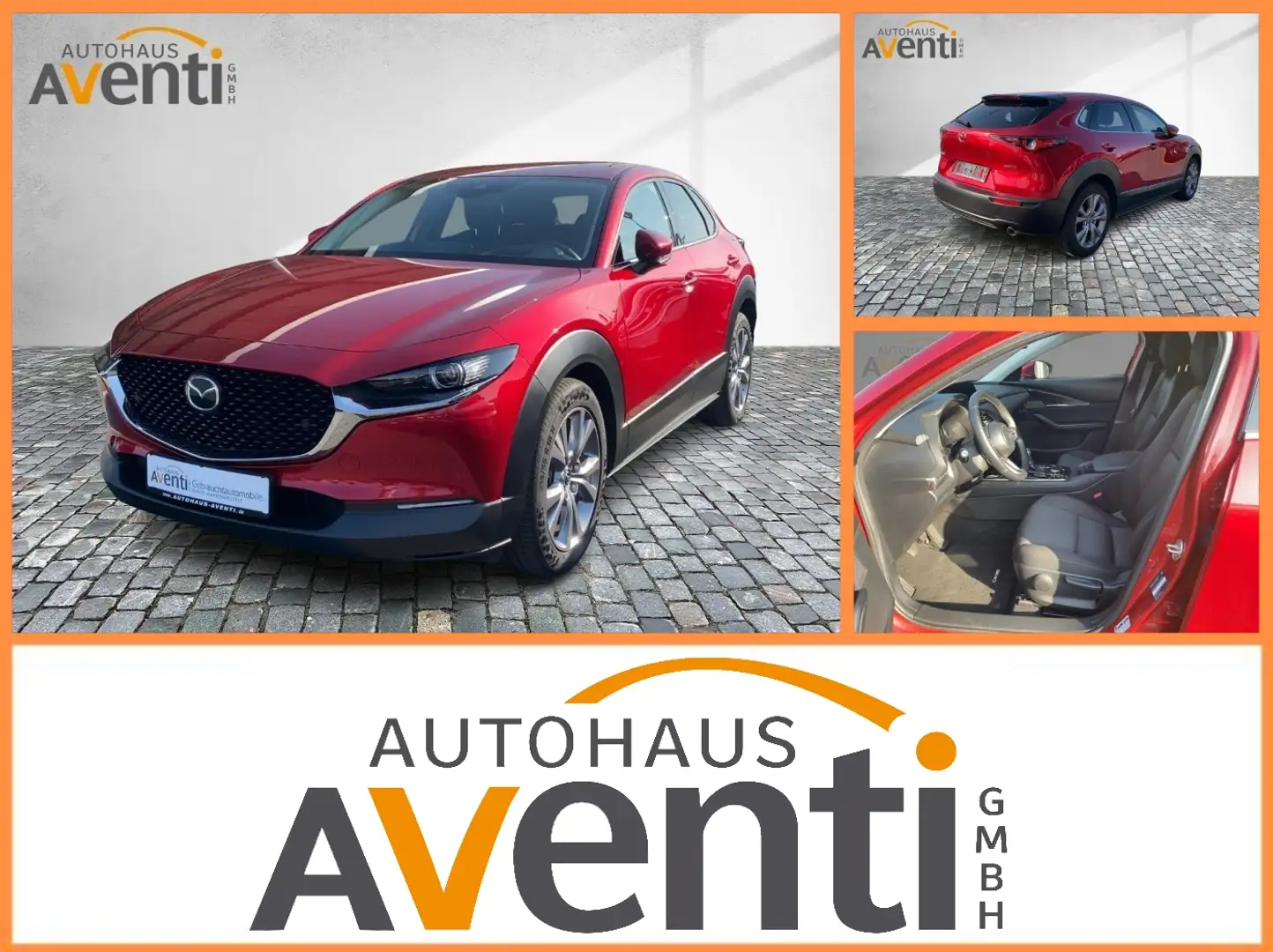 Mazda CX-30 Selection SHZ*RFK*ACC*LED*NAVI*Cam Rood - 1