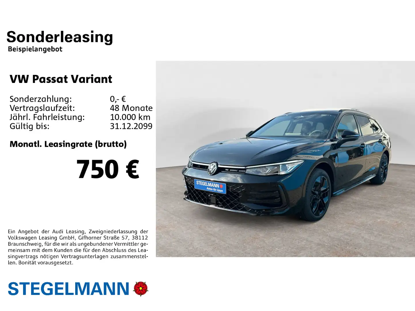 Volkswagen Passat Variant 2.0 TDI DSG R-Line Head_up*Matrix Schwarz - 2