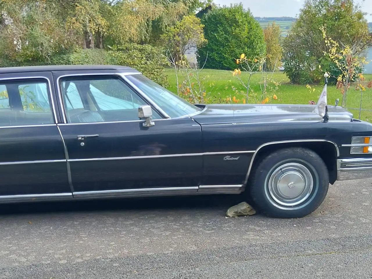 Cadillac Fleetwood LIMOUSINE BOUWJAAR 1974 KLEUR ZWART......SLECHTS 2.000 STUKS VAN GEBOUWD !!!, foto 3