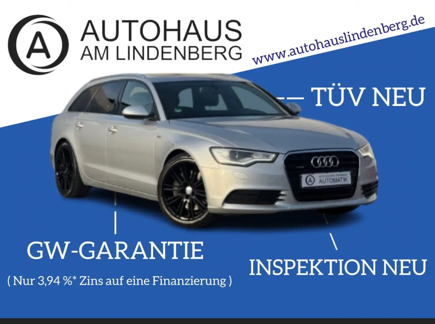 Audi A6 Avant 3.0 Bi-TDI quattro*S-LINE*NAV*SHZ*R-KAM Argent - 1