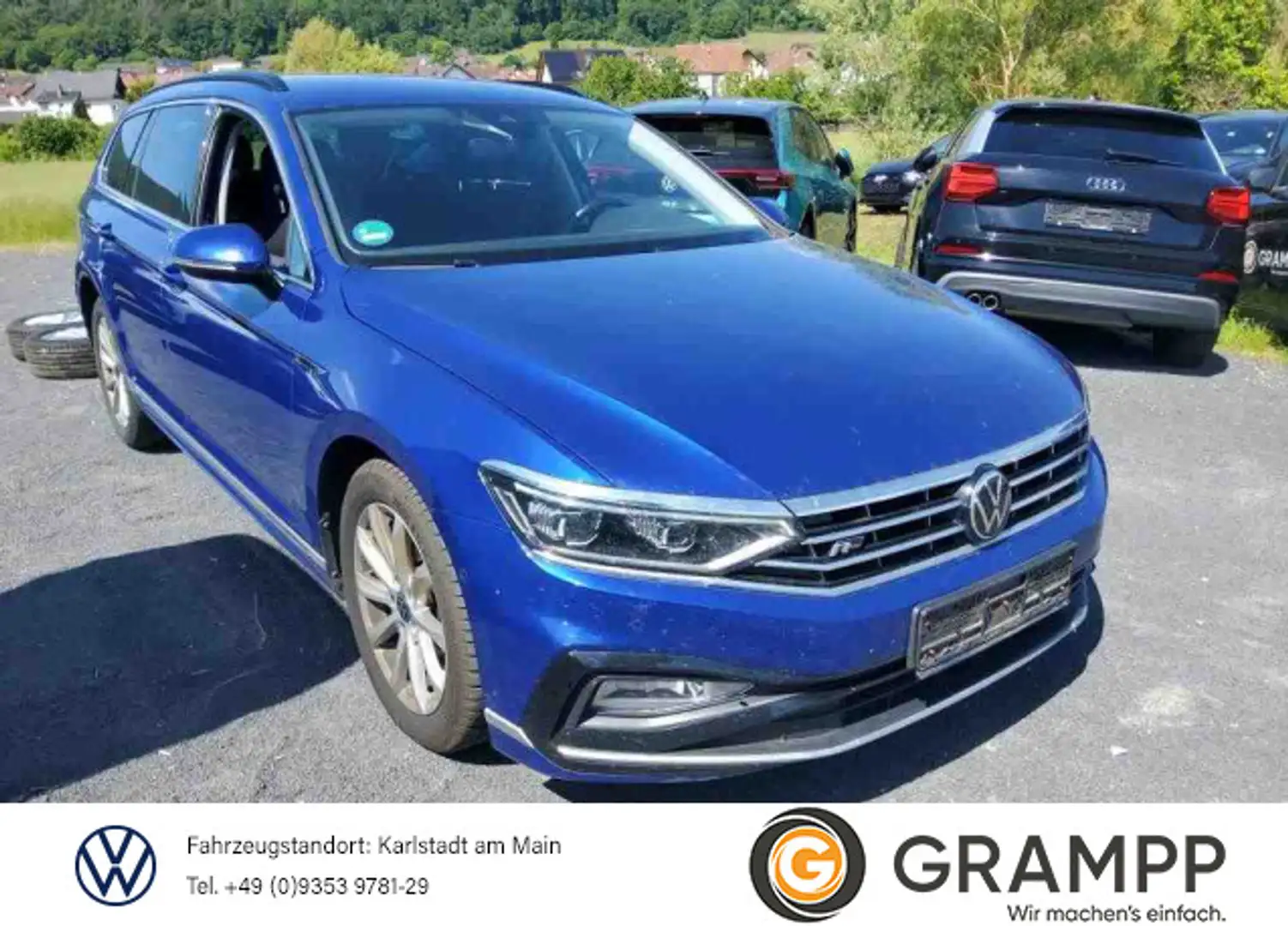 Volkswagen Passat Variant 2.0TDI DSG +R-LINE+MATRIX+KAMERA+ Blau - 1