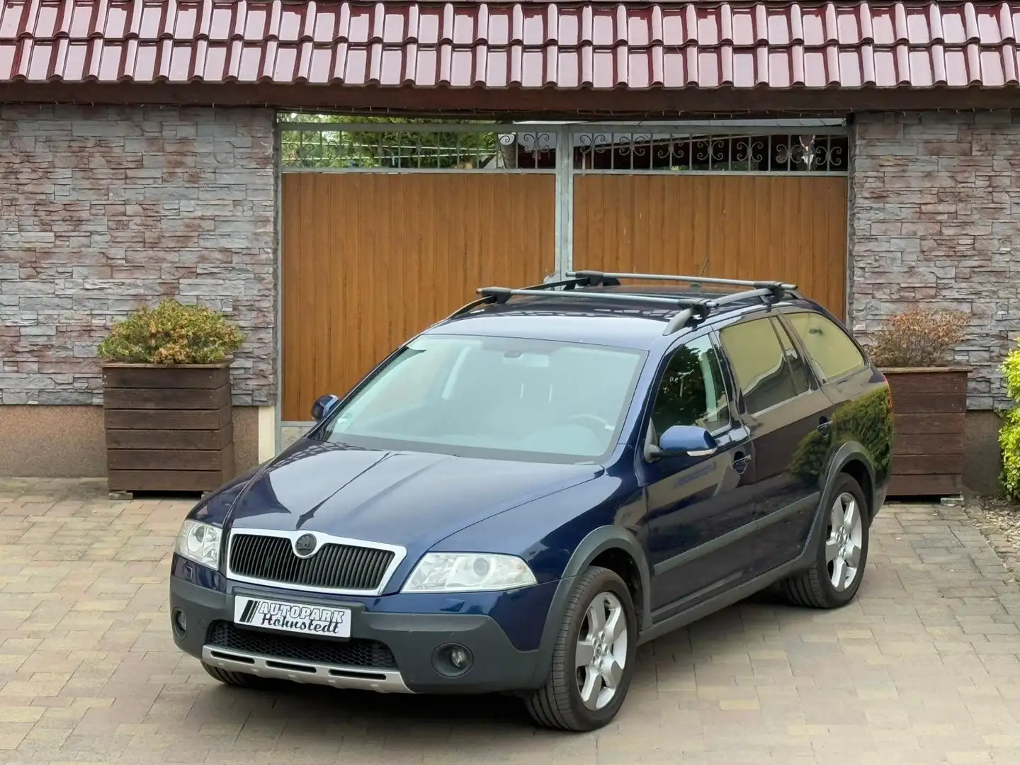 Skoda Octavia Scout 4X4 Blauw - 1