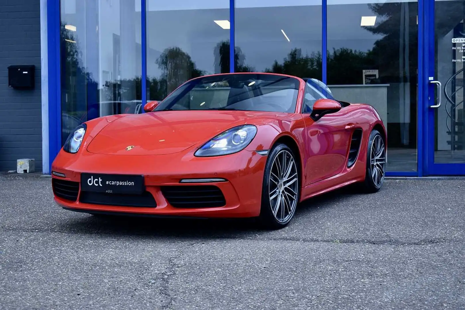 Porsche 718 Boxster Sport exhaust 20' Turbo wheels Leather Red - 2