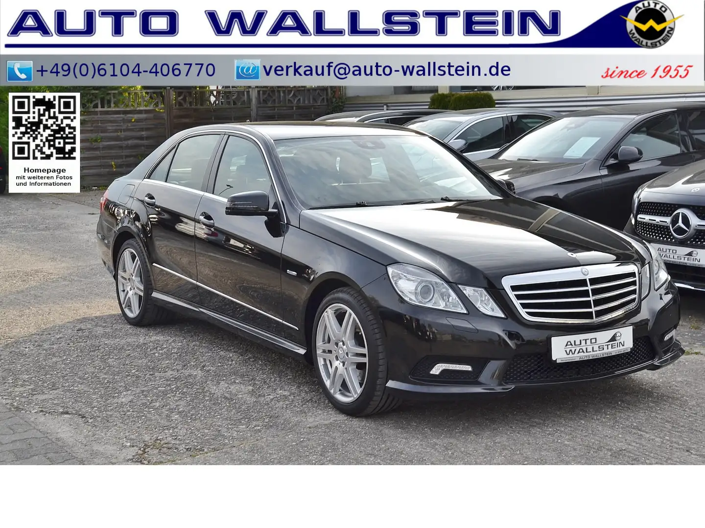 Mercedes-Benz E 200 CGI BlueEff AMG Line (Xenon Shzg Sound Noir - 1