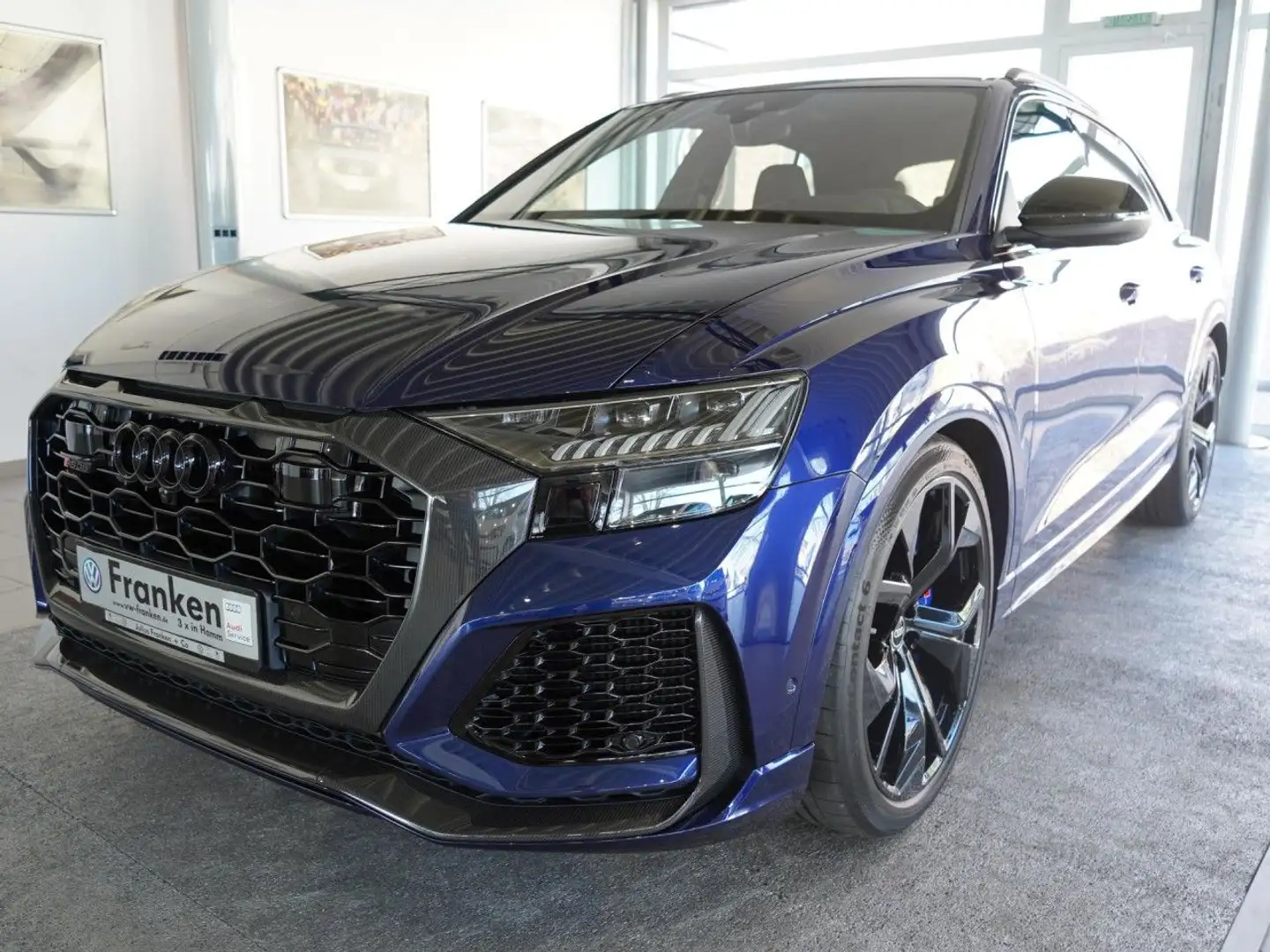 Audi RS Q8 RSQ8 Perf. Carbon RS-Abgasa PANO B+O AHK e-Klappe Blau - 2
