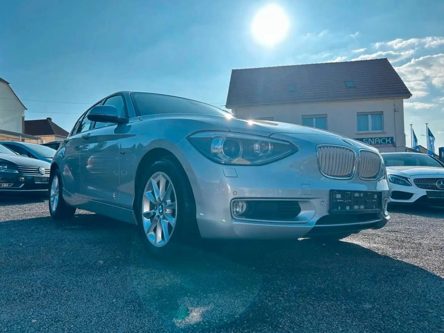 BMW 120 d AUT + KAMERA + SCHIEBED + XEN + SHZ Argent - 2
