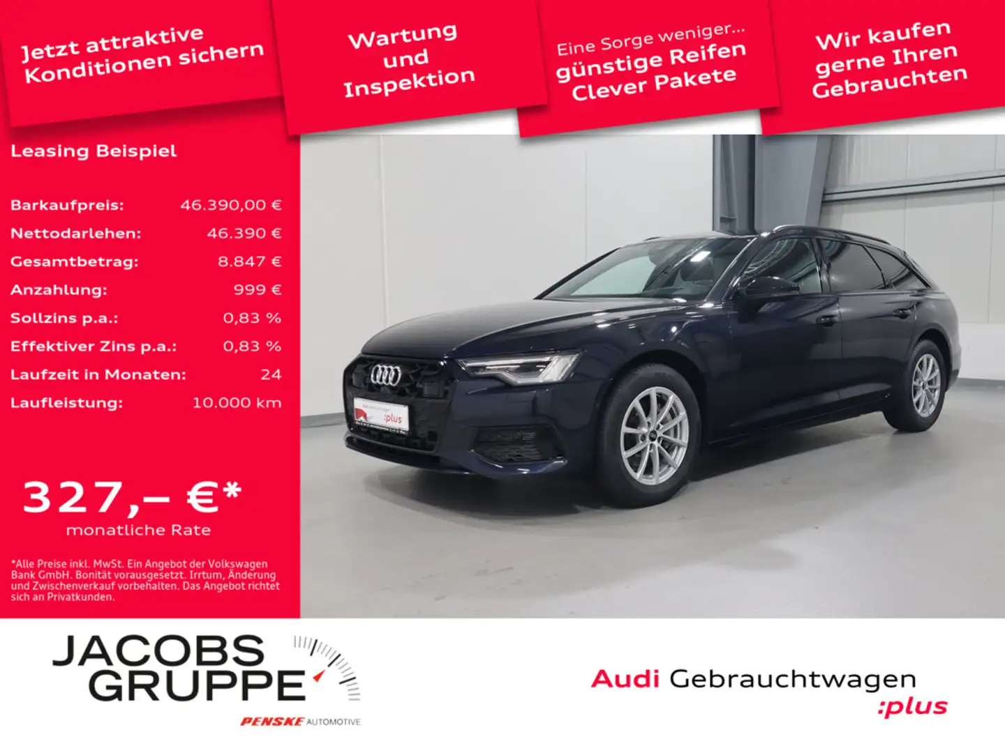 Audi A6 Avant 40 TDI advanced *ACC*Matrix-LED*Head-up Blau - 1