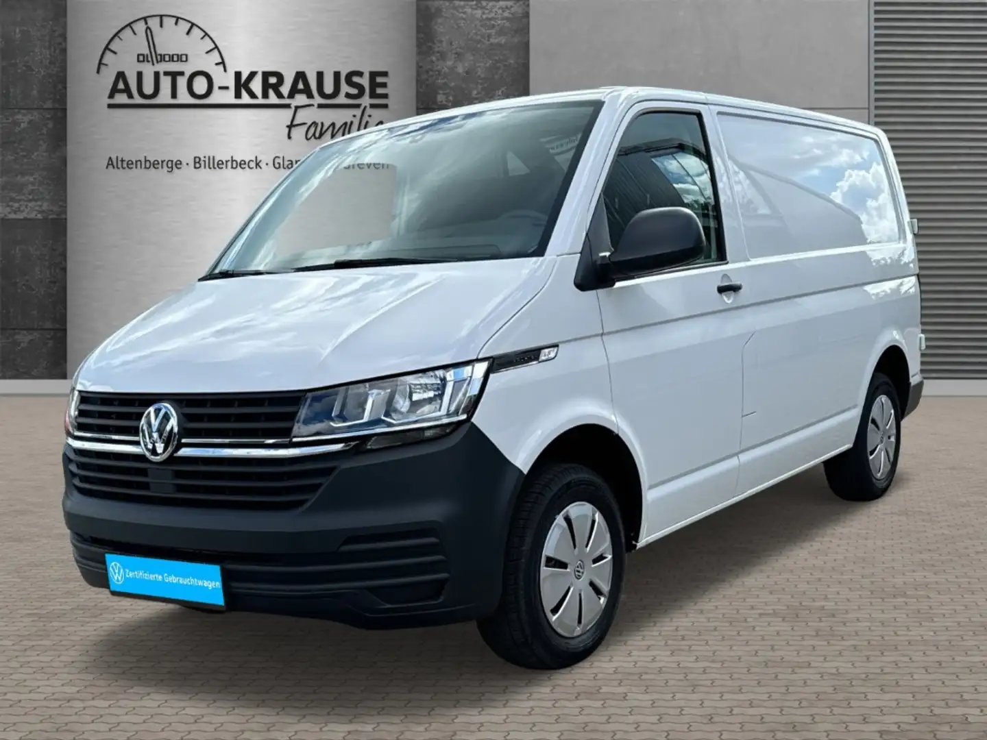 Volkswagen T6.1 Kasten 2,0 TDI, Klima,AHK,PDC,Flügeltüren DAB Weiß - 1