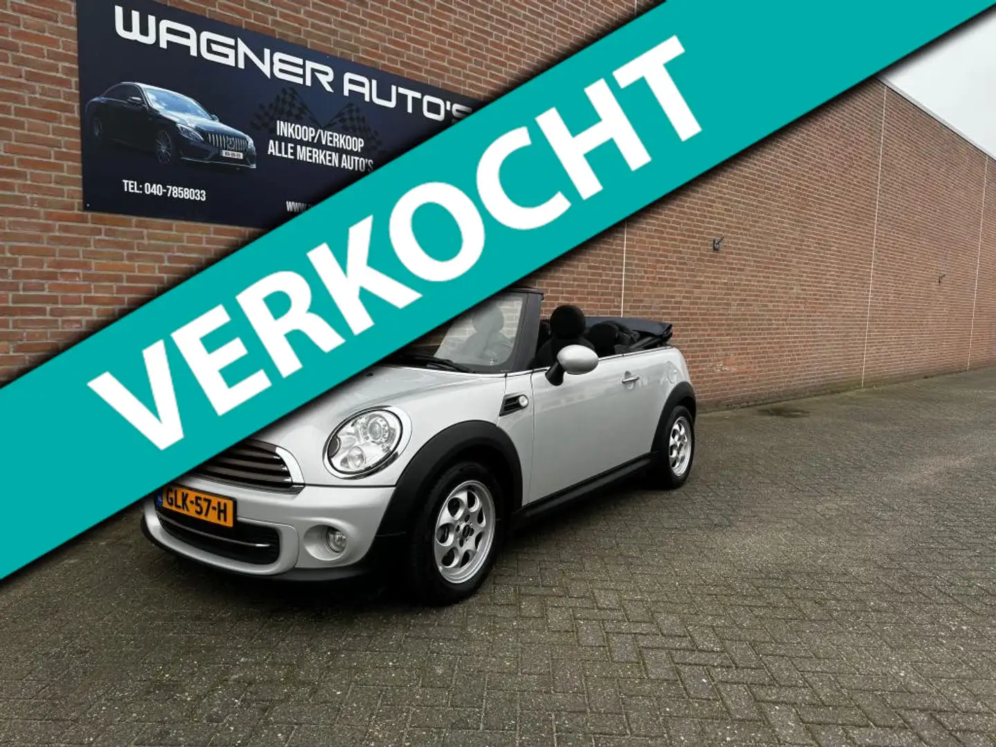 MINI Cooper Cabrio Mini 1.6 Pepper Cabrio Stoelverwarming Aicro Gris - 1