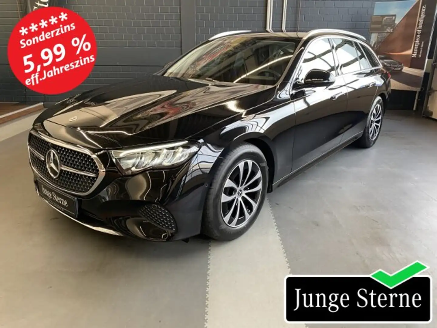 Mercedes-Benz E 200 E 200 T Avantgarde Distronic LED MBUX Kamera AHK Negru - 1