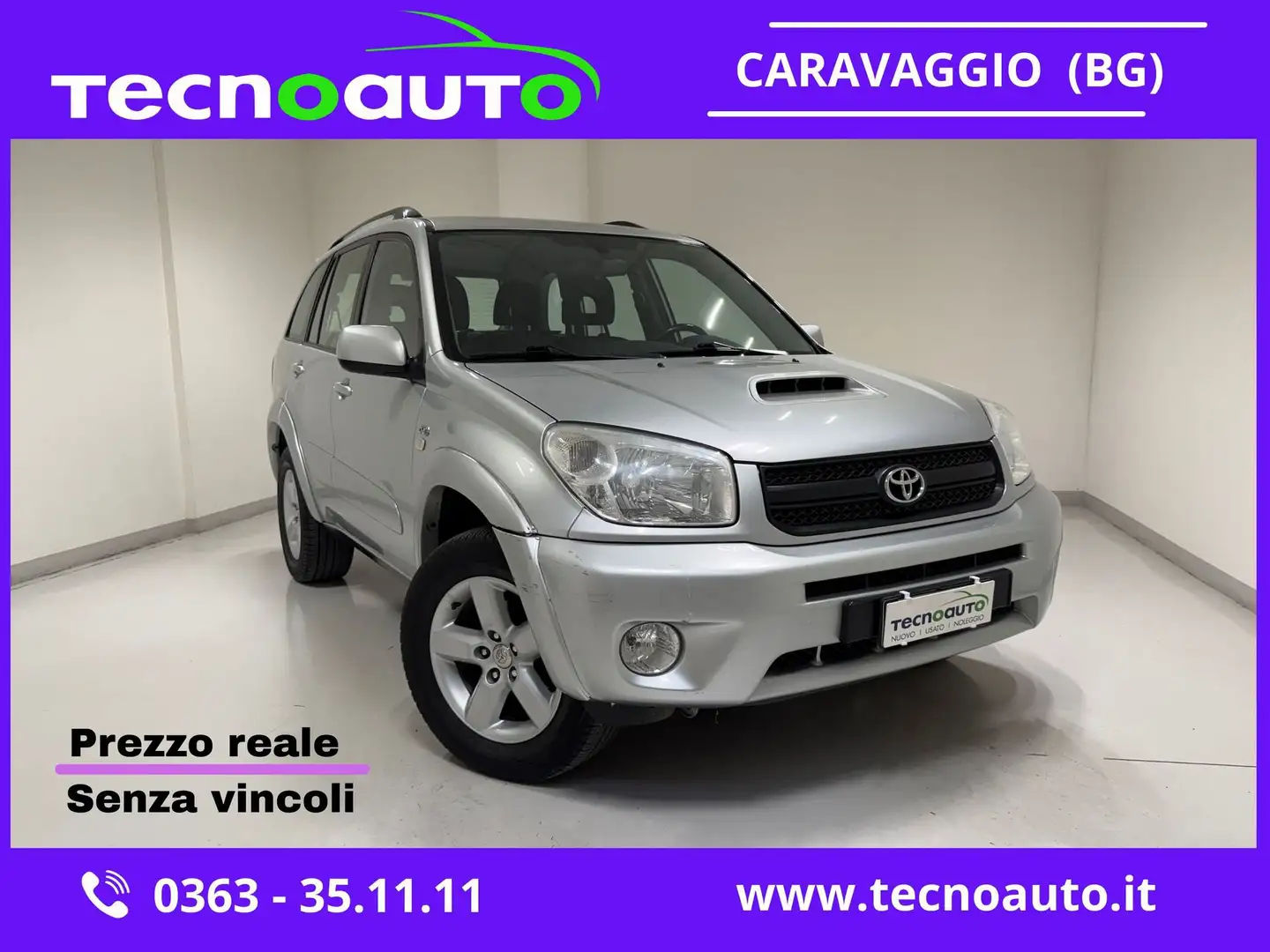 Toyota RAV 4 RAV4 2.0 Tdi D-4D cat 5 porte Sol Argent - 1