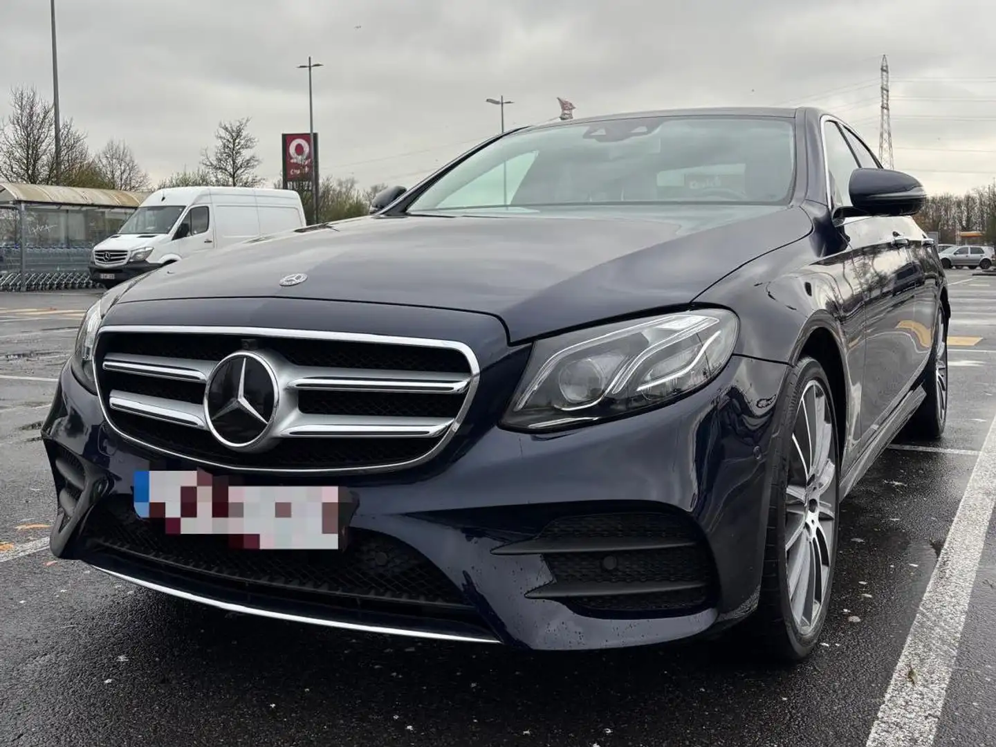 Mercedes-Benz E 220 E 220d Pack AMG Kék - 1