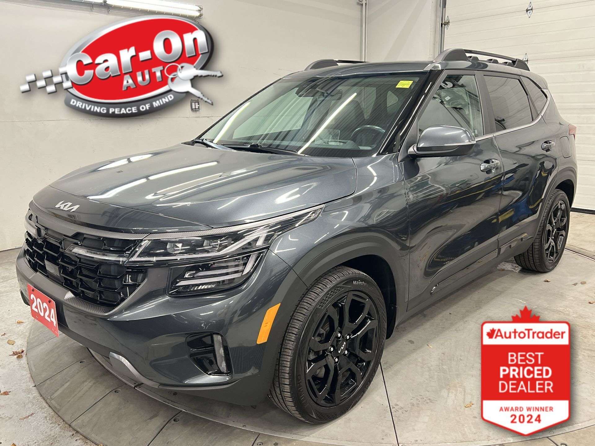Gray 2024 Kia Seltos SUV / Crossover All-Wheel Drive Automatic