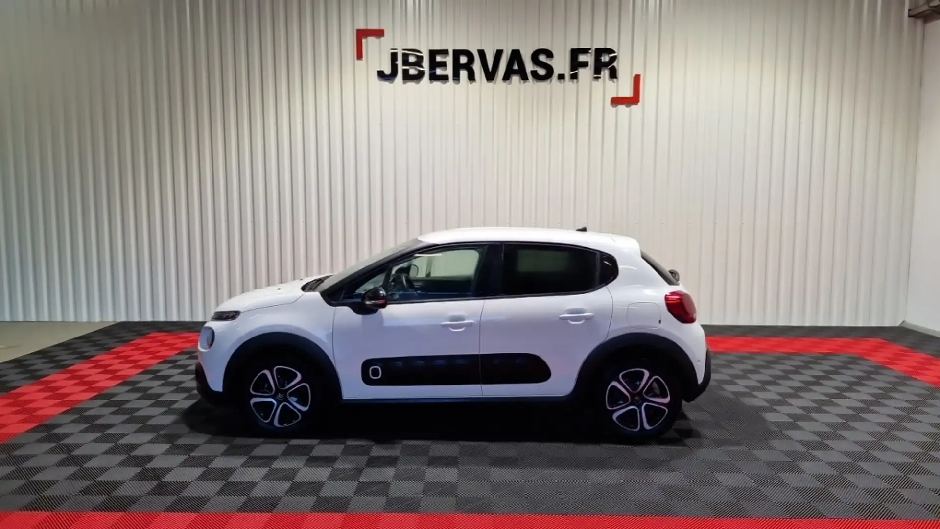 Citroen C3 puretech 110 ss bvm6 shine Blanc - 2