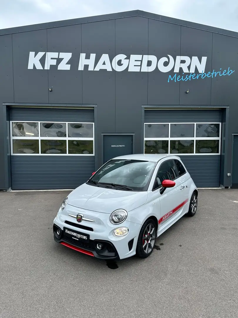 Abarth 500 595 SE AUTOMATIC BICOLOR ROTE GURTE ALCANTARA TOP Grau - 1