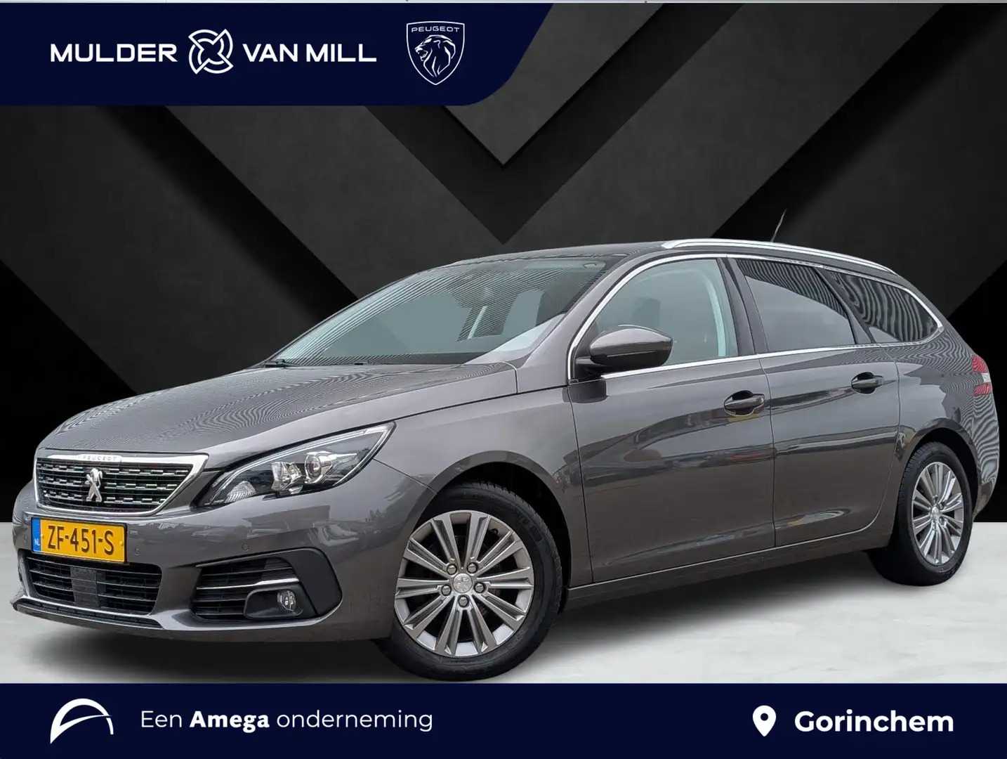 Peugeot 308 SW Blue Lease Allure Premium 1.2 Turbo EAT8 | NAVI Grijs - 1