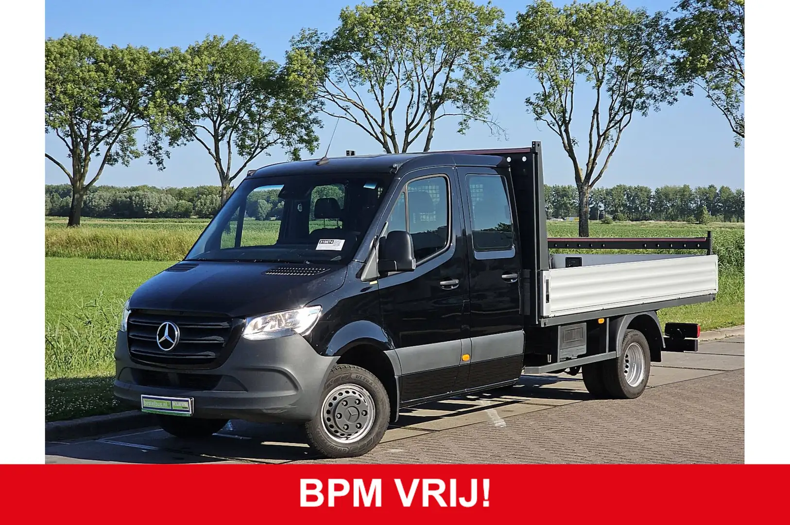 Mercedes-Benz Sprinter 516 2.2 CDI L3 DC EURO VI-D Open-Laadbak Airco Dub Noir - 1