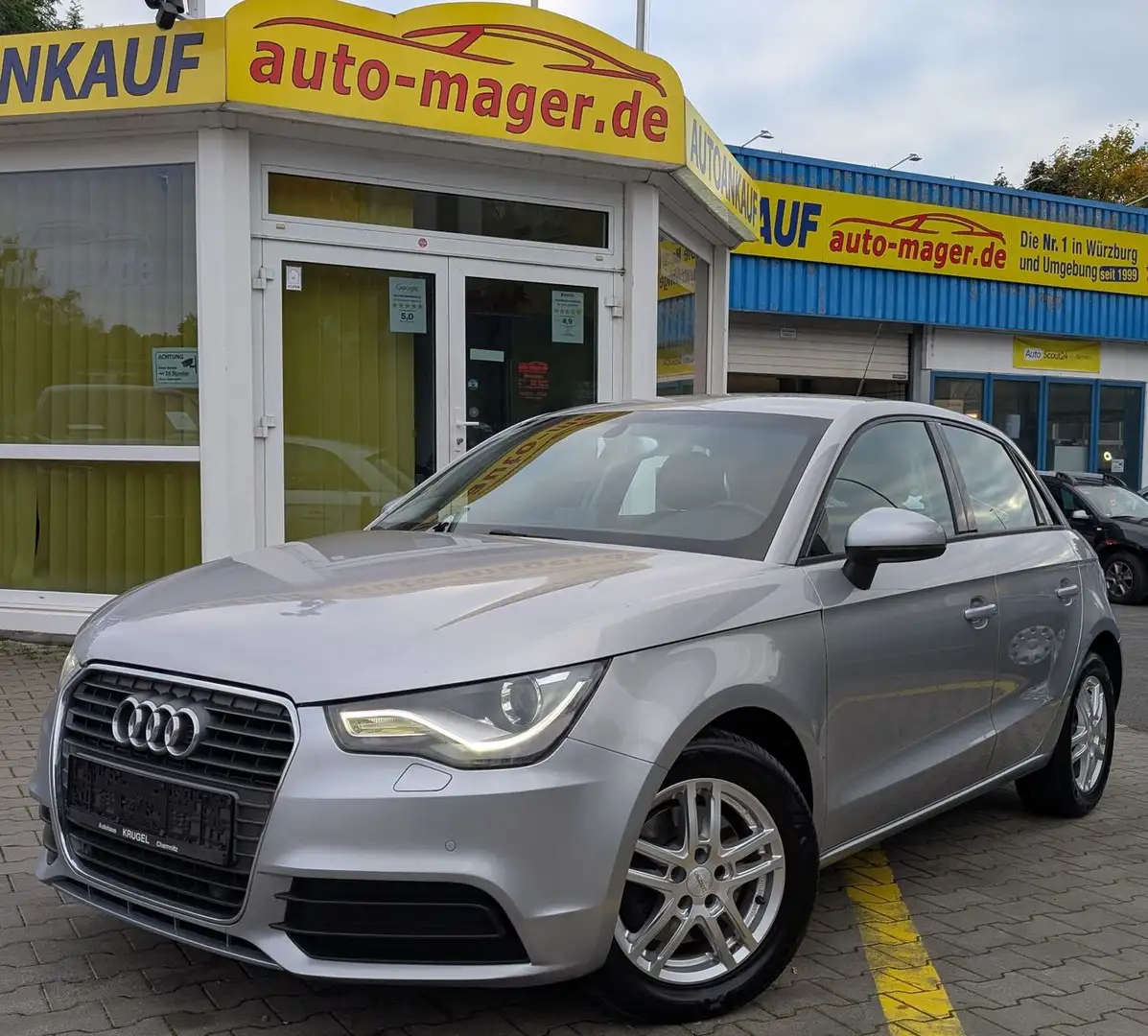 Audi A1 Sportback 1.4 TFSI S-Tronic*2.Hd*Temp*Xenon* Silber - 1