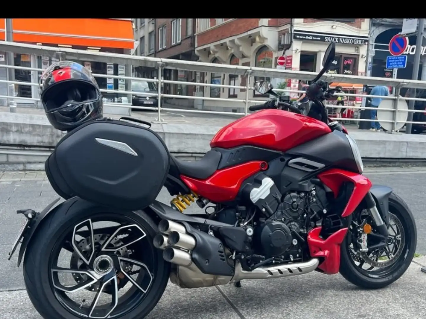 Ducati Diavel pack touring Roşu - 1