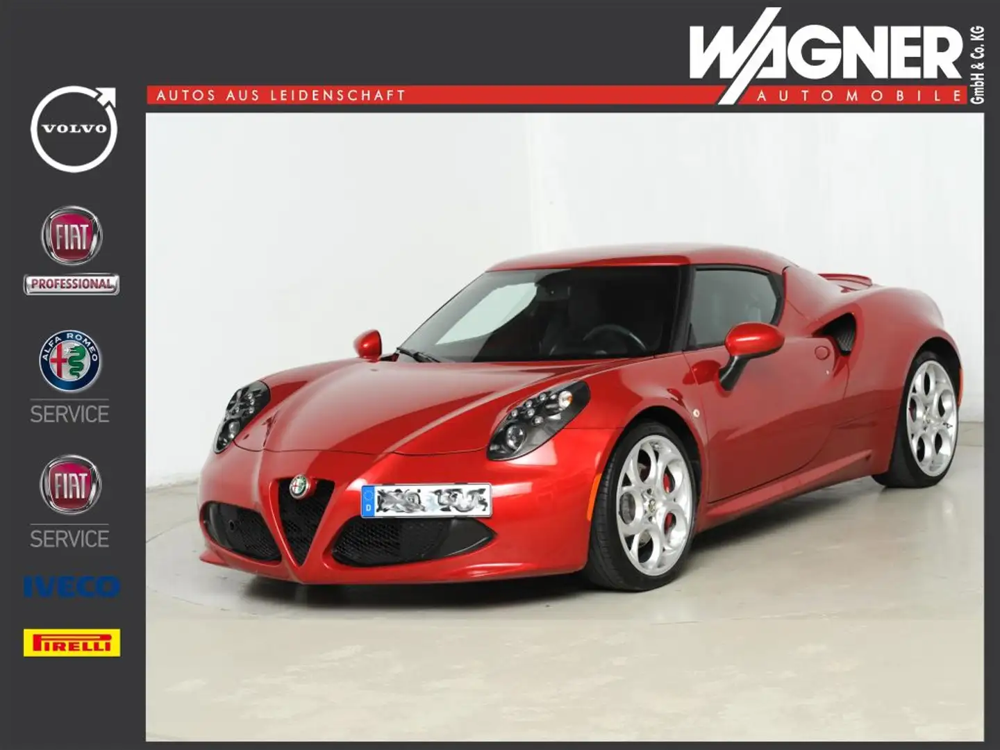 Alfa Romeo 4C 1.8 TBi *Designpaket * 18/19 Zoll * Klima* Rojo - 1