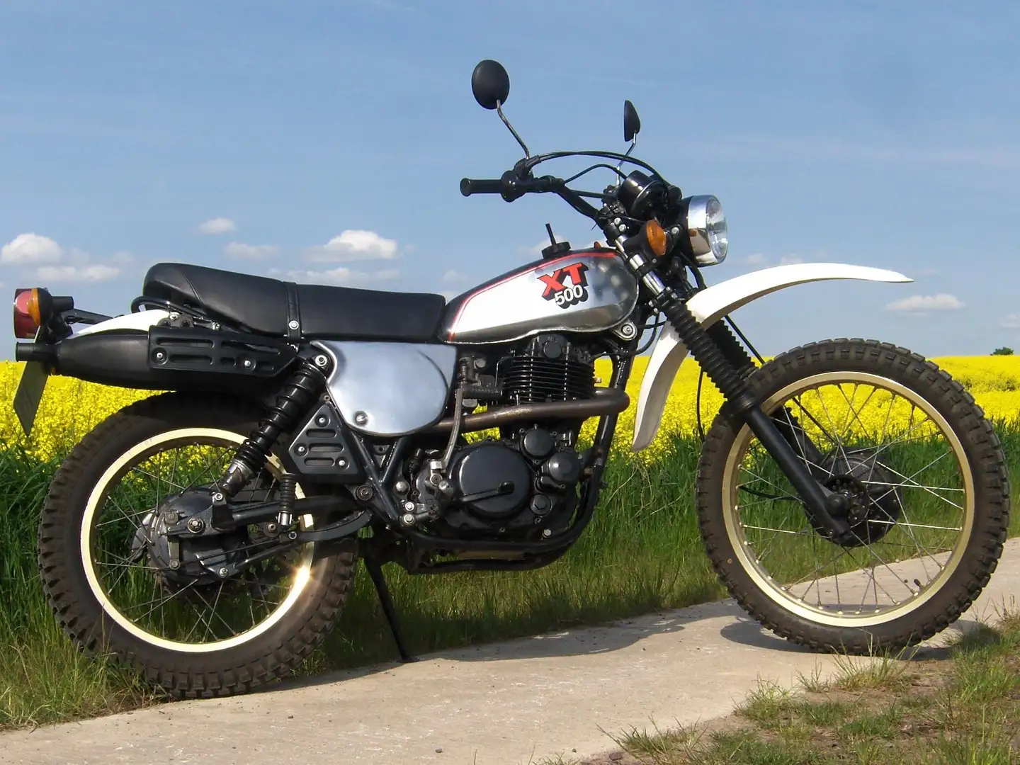 Yamaha XT 500 1U6 - Enduro aus Langzeitbesitz Schwarz - 1