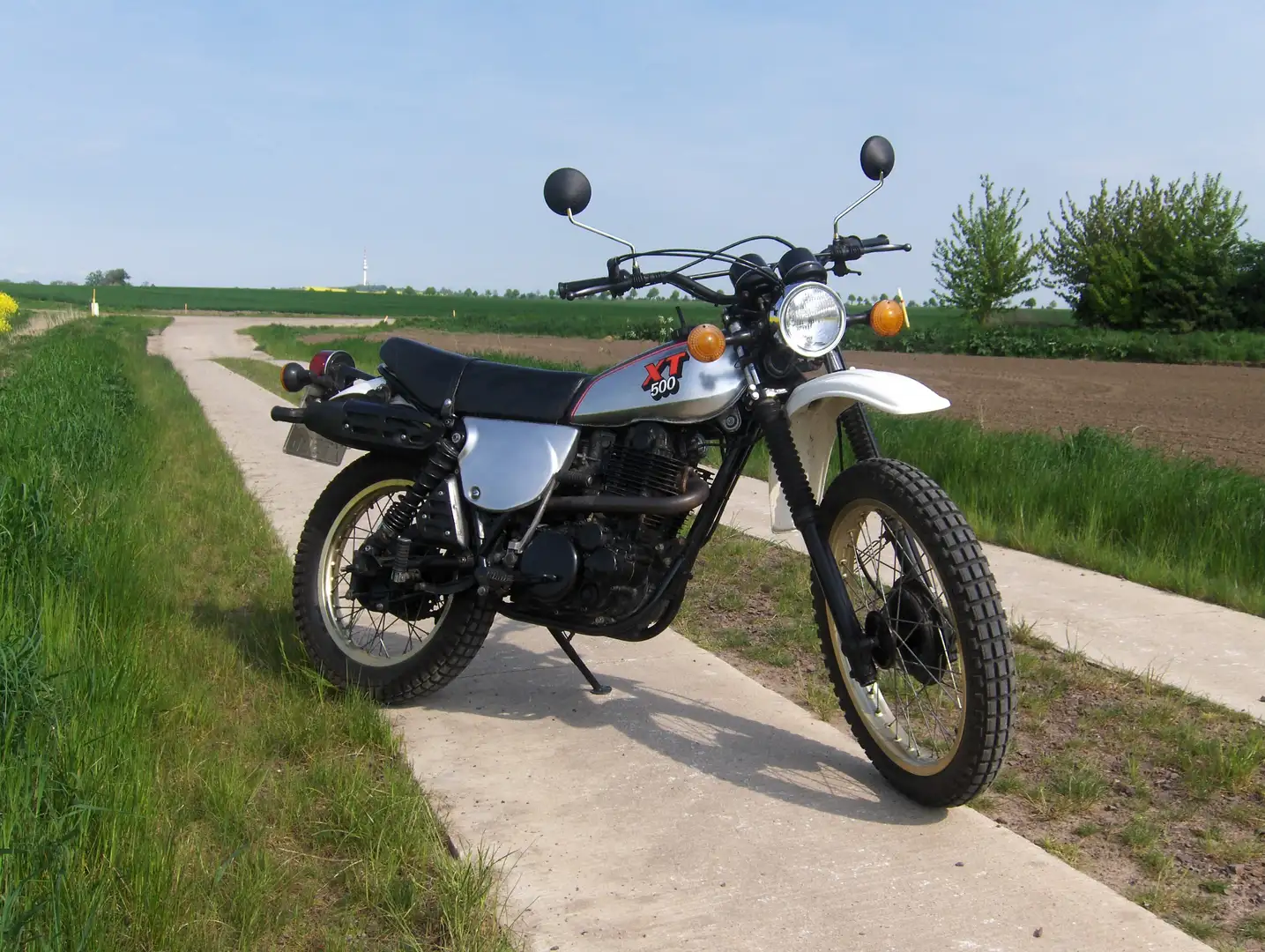 Yamaha XT 500 1U6 - Enduro aus Langzeitbesitz Schwarz - 2