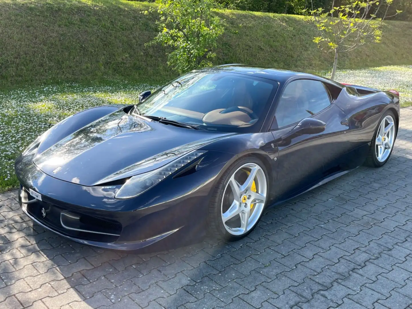 Ferrari 458 Italia Blu Pozzi!!! Leder Cafe !!! Albastru - 2