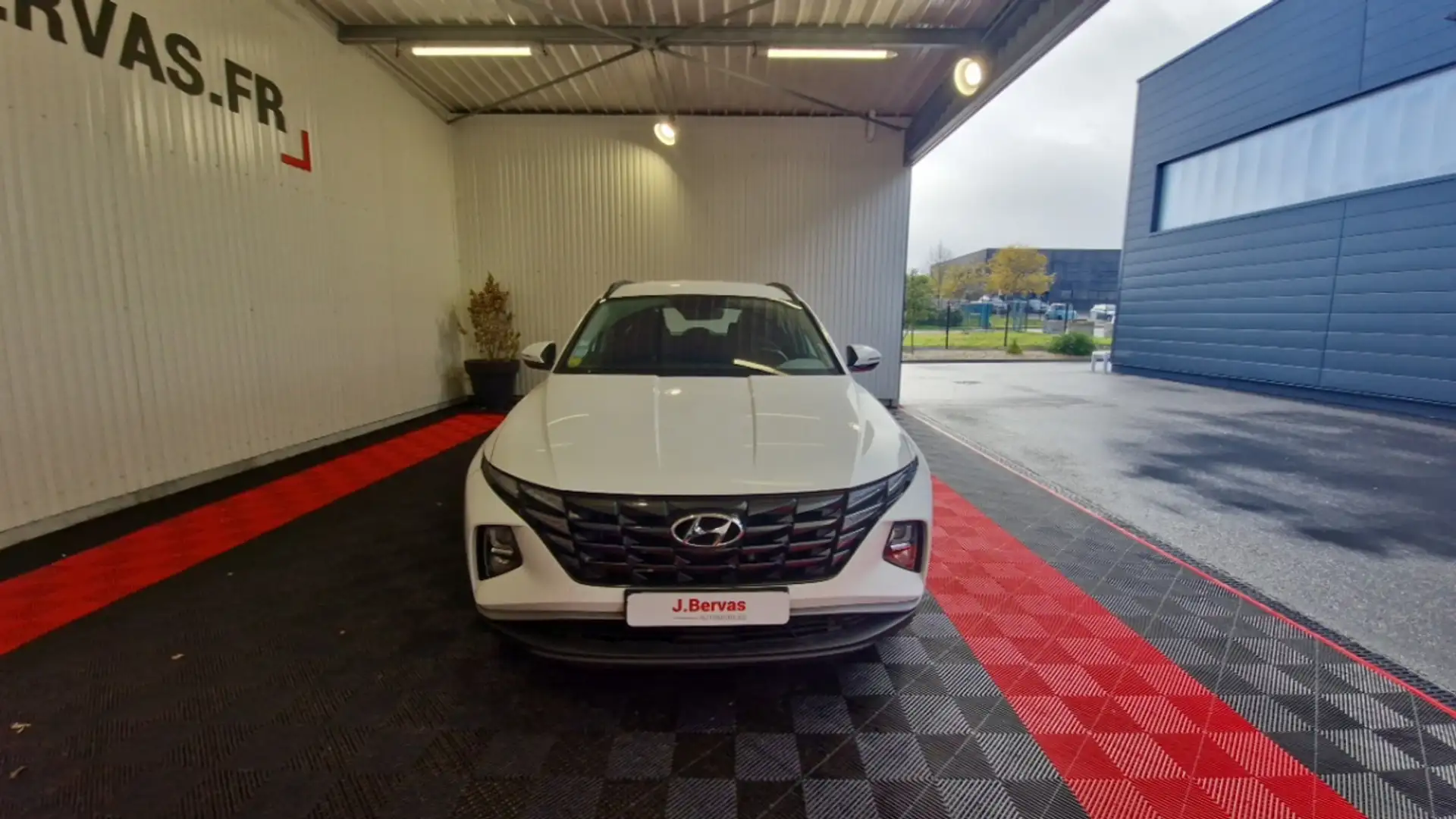 Hyundai TUCSON 1.6 CRDI 136 HYBRID 48V DCT-7 BUSINESS Blanc - 2