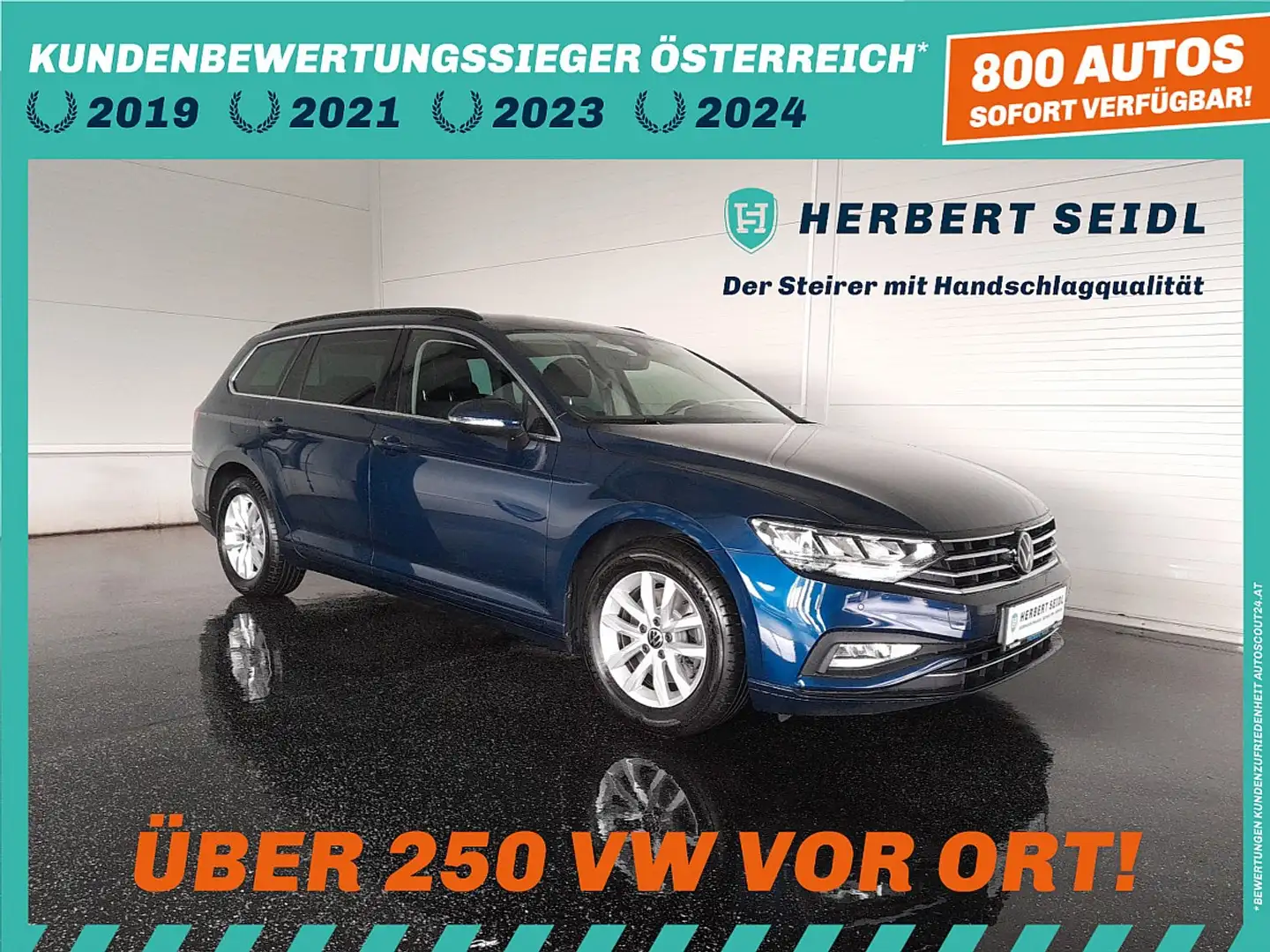 Volkswagen Passat Variant BUSINESS 2,0 TDI DSG *LED / NAVI / ACC / AHK & ... Blau - 1