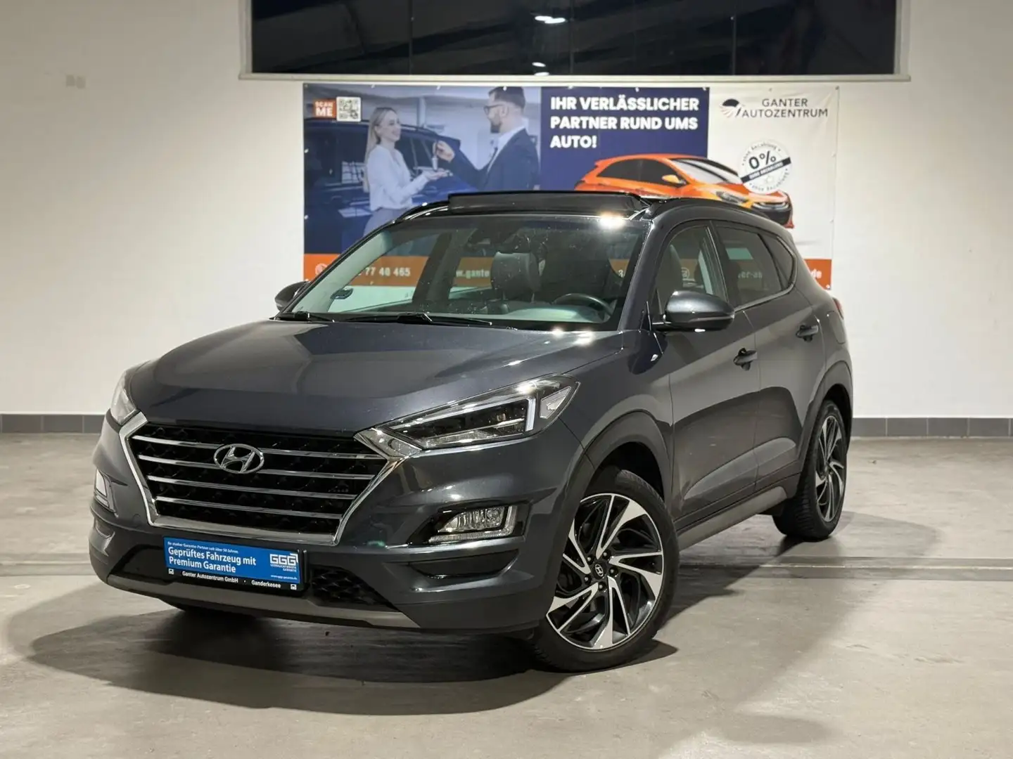 Hyundai TUCSON 1.6 T-GDI Premium DCT PANO+LED+LEDER+SHZ Grau - 1
