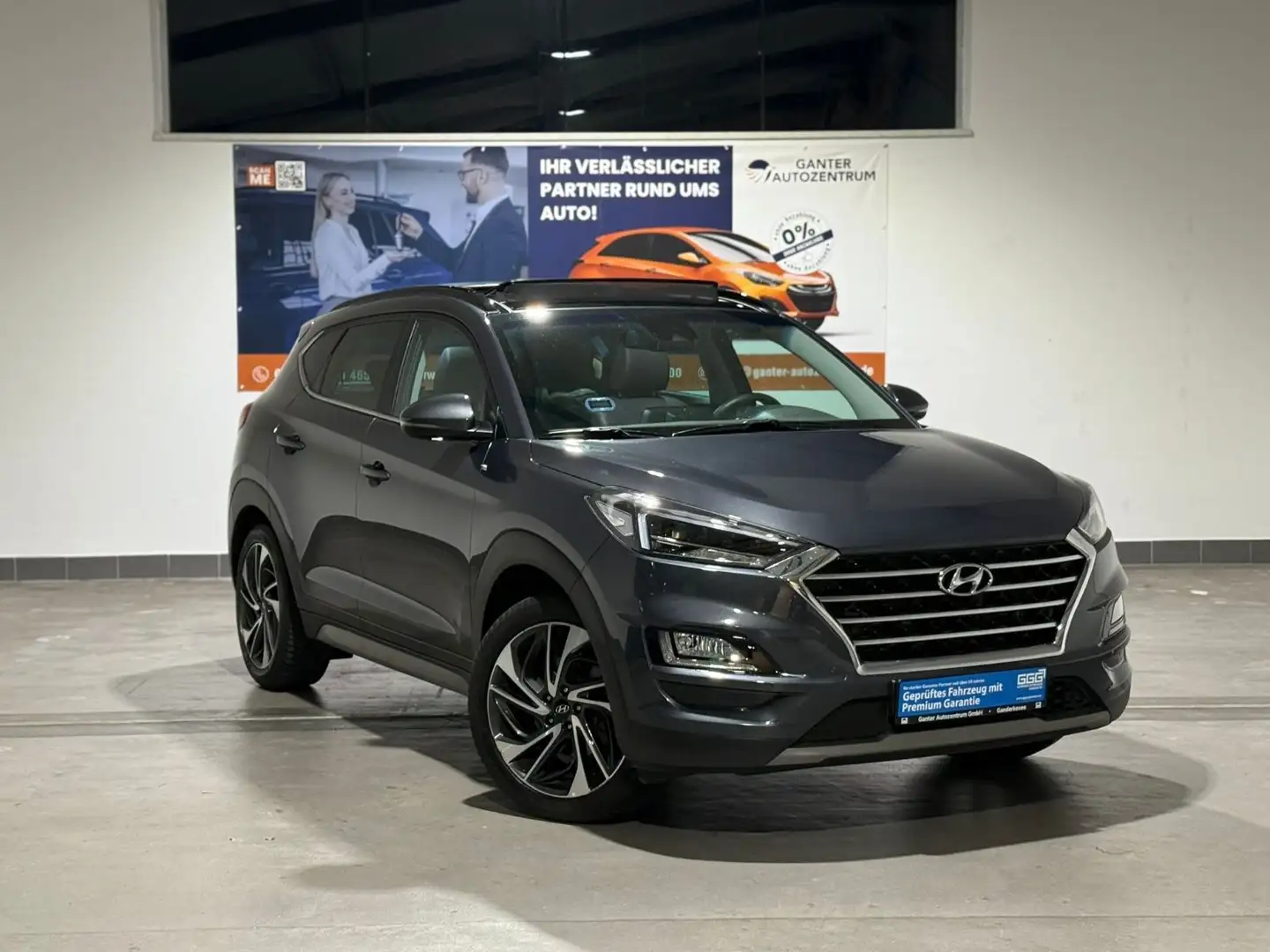 Hyundai TUCSON 1.6 T-GDI Premium DCT PANO+LED+LEDER+SHZ Grau - 2